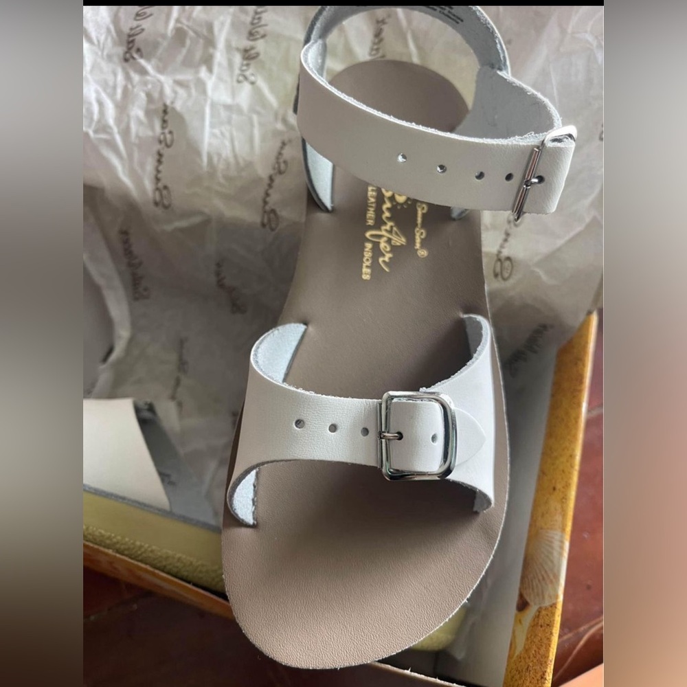 Sun-San Sandals size 13 price for both red worn once white are new